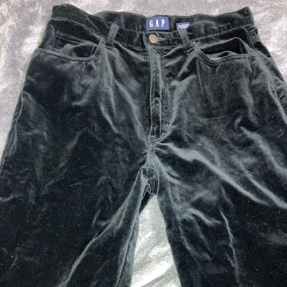 Black Velvet pants from the gap. Only worn once